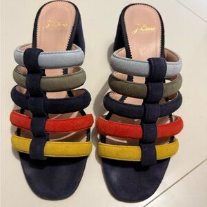 J. Crew Women's Multi-Color Strappy Sandals